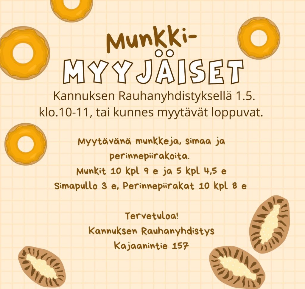 Munkkimyyjäiset 1.5.2026