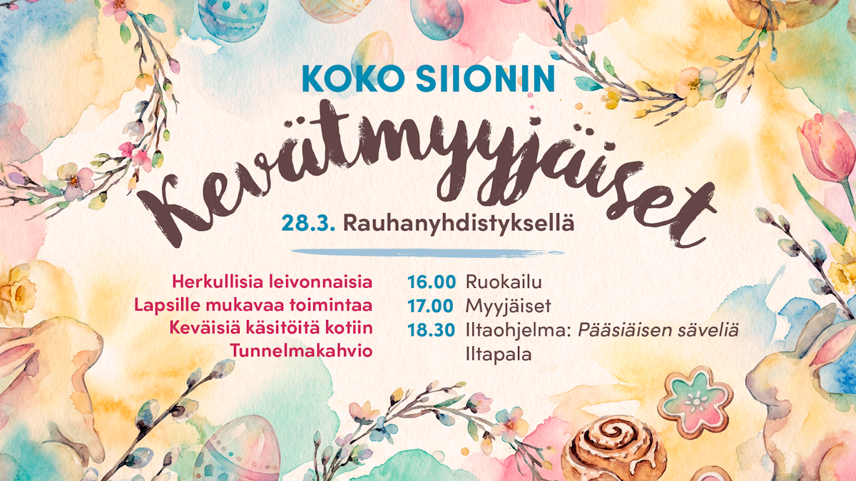 Kevätmyyjäiset 28.3.2026