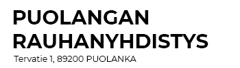 Puolangan Rauhanyhdistys ry Logo