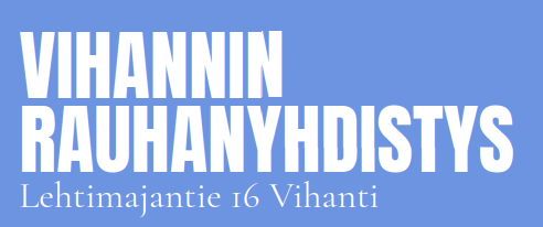 Vihannin Rauhanyhdistys ry Logo